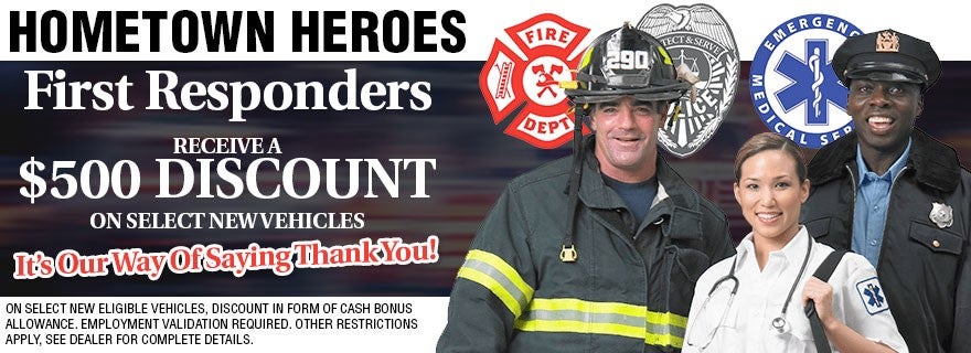 $500 Discount for our First Responders!