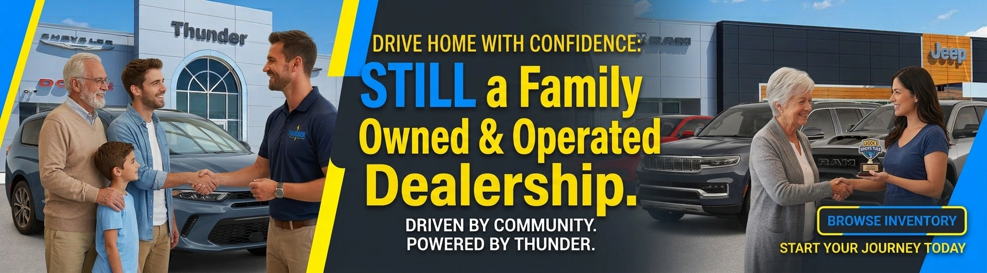 Thunder CDJR | Still A Family Owned & Operated Dealership